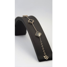 Браслет в стиле Van Cleef из золота 585*